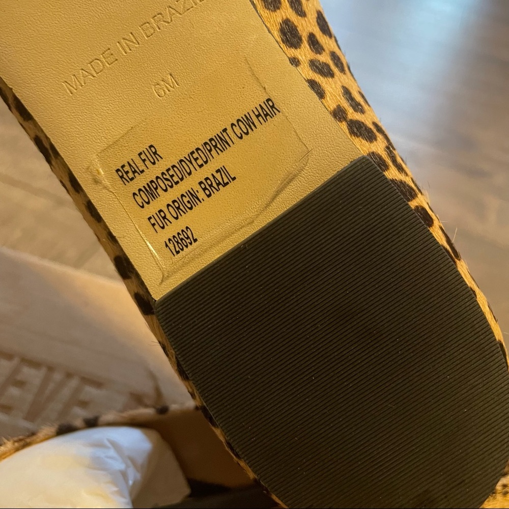 Steve Madden Cheetah Print Flats 6m - image 5